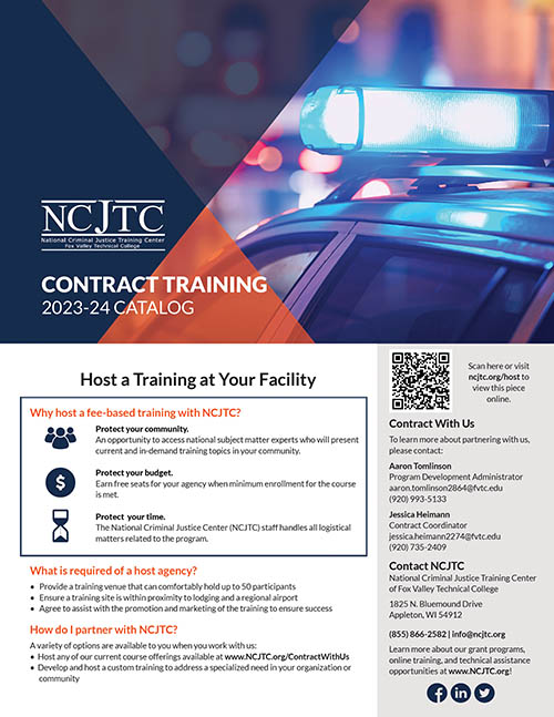 Contracting: Host a Training Flyer