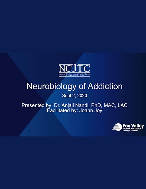 Introduction to Neurobiology of Addiction Presentation