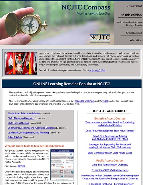 NCJTC Compass Newsletter 2023-11