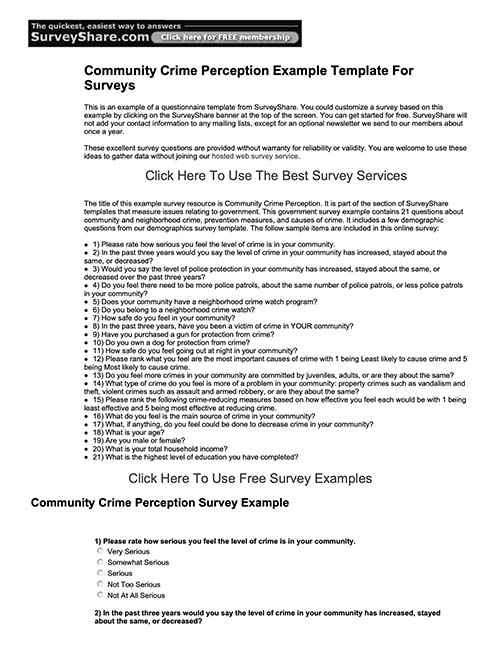 Community Crime Perceptions Image