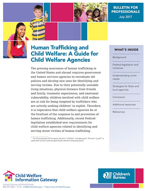 Child Sex Trafficking in America: A Guide for Child Welfare