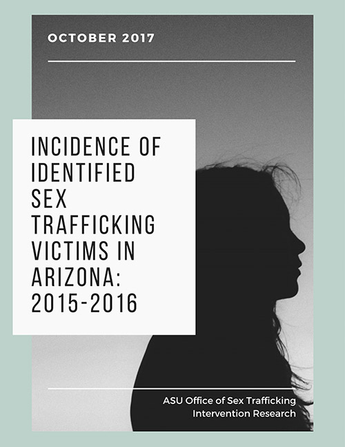 Incidence Of Identified Sex Trafficking Victims In Arizona 2015 2016