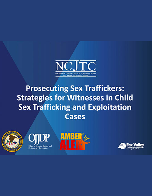 Prosecuting Sex Traffickers- Witness Strategies Webinar Handout- 508 compliant