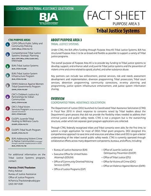 CTAS PA 3 Factsheet