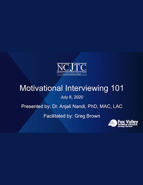 Motivational Interviewing 101 - Slides