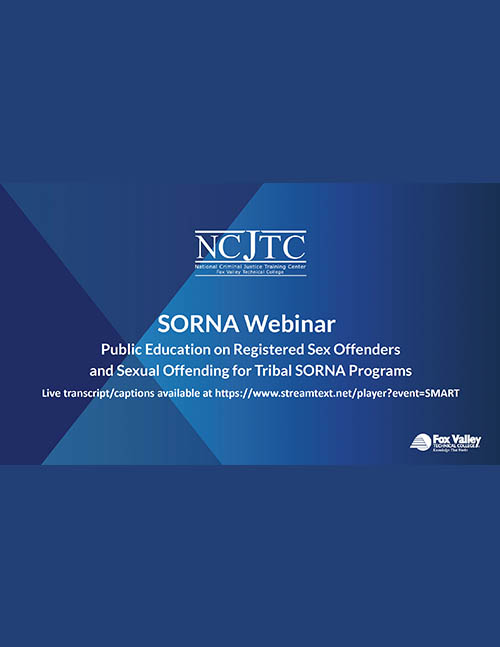 SORNA: Public Education on Registered Sex Offenders and Sexual Offending Presentation Image