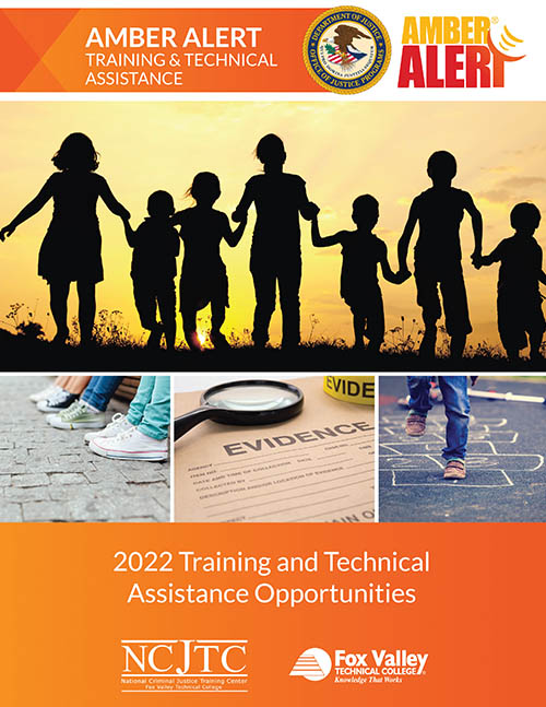 *AMBER Alert Training and Technical Assistance Opportunities 2022 Image