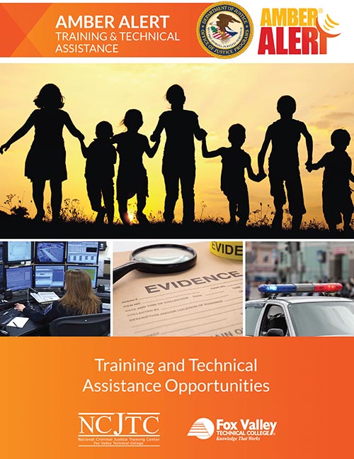 *AMBER Alert Training and Technical Assistance Opportunities 2023 Image