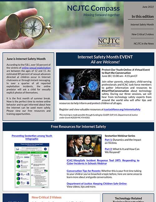 ***NCJTC Compass Newsletter 2022-06 Image