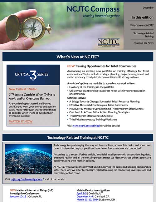 NCJTC Compass Newsletter 2022-12
