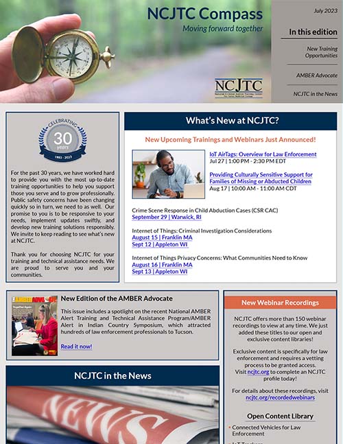 **NCJTC Compass Newsletter 2023-07 Image