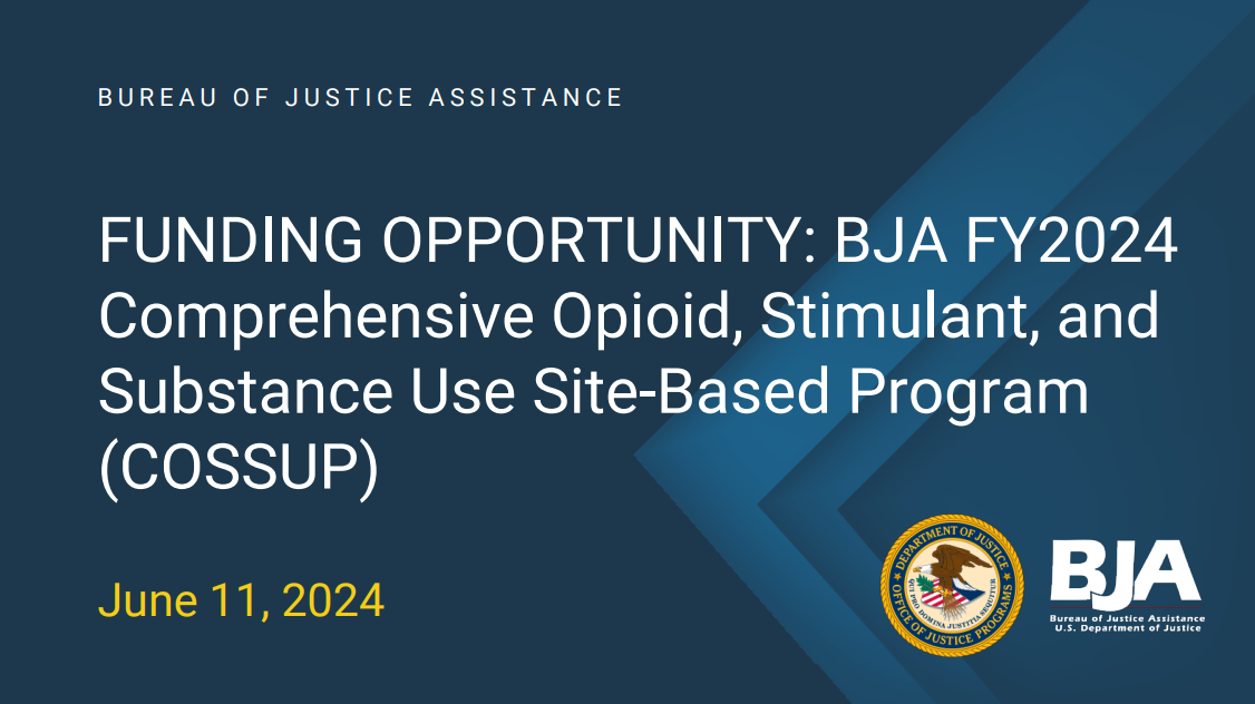 Slides: FY2024 COSSUP Tribal Solicitation Webinar