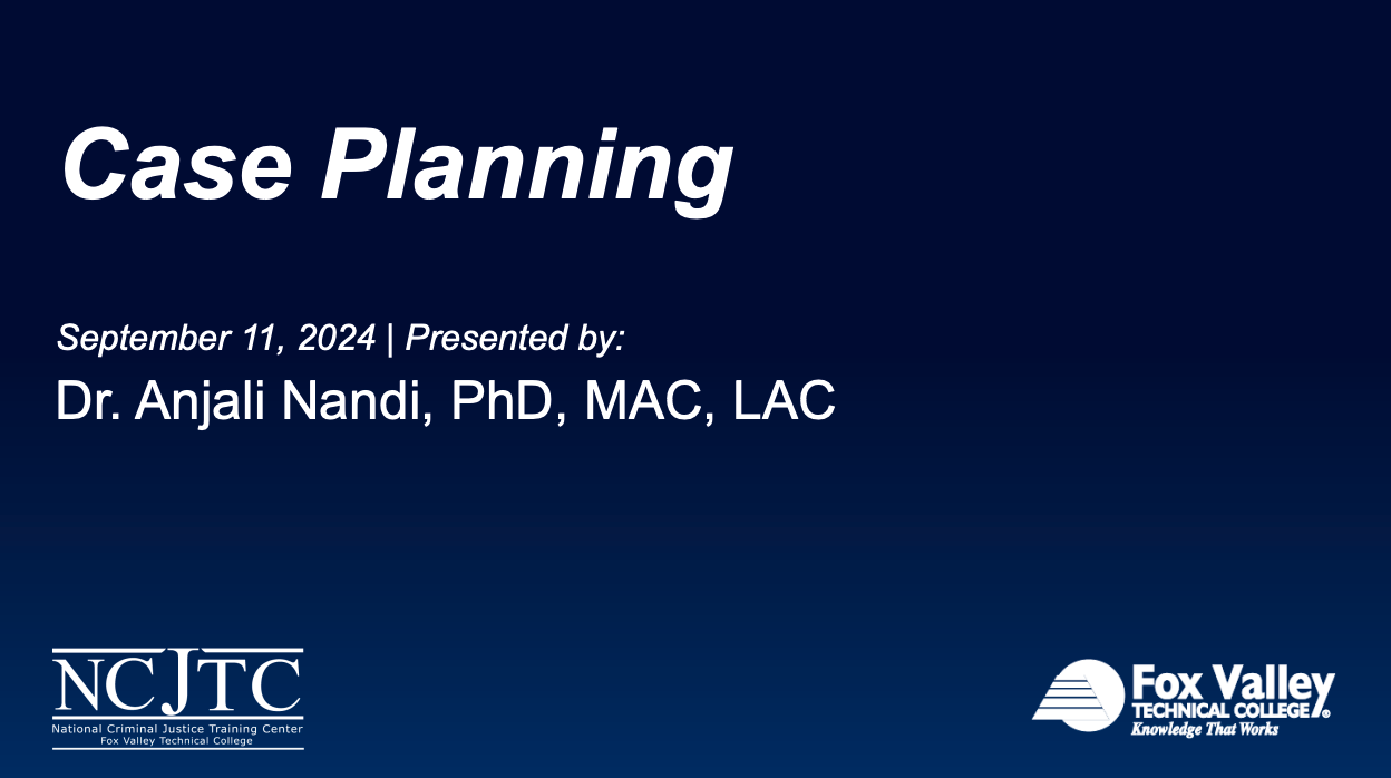 Case Planning Webinar | PowerPoint Slides