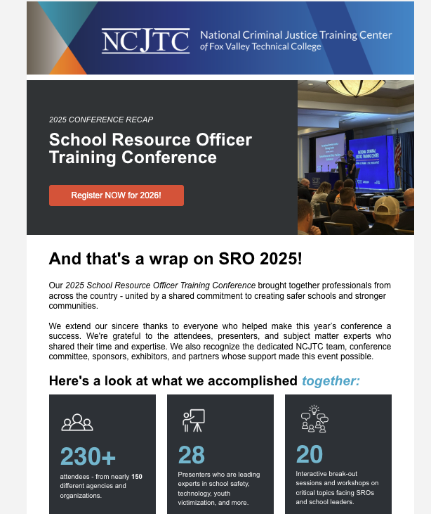 SRO 2025 - Conference Recap