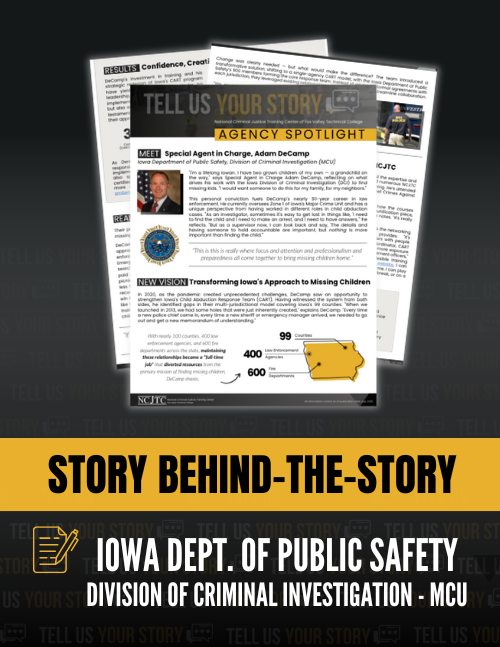 Ep. 3 | In-Depth Story Insights | Division of Criminal Investigation, Iowa Dept. of Public Safety