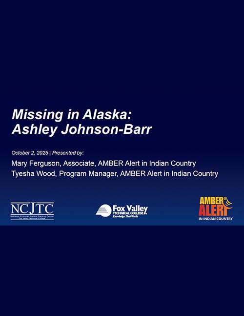 Missing in Alaska: The Ashley Johnson-Barr Story - Powerpoint Slides