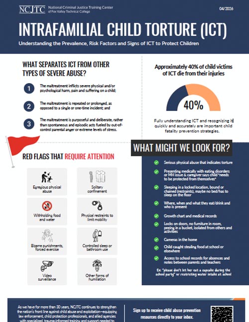 Intrafamilial Child Torture (ICT) Infographic